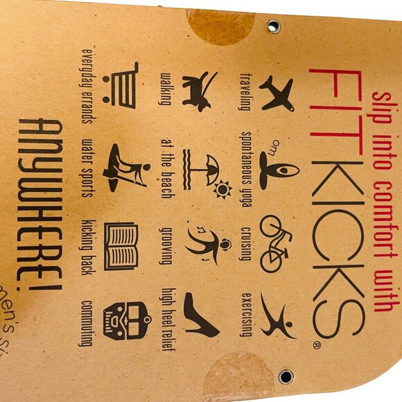 Fitkicks Active Lifestyle Footwear Slip-On Shoes Medium Flex foat - Picture 6 of 10